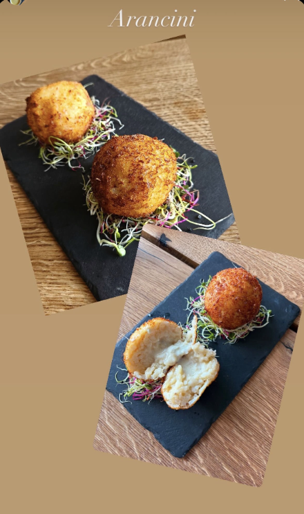 Arancini, cœur fondant au gorgonzola