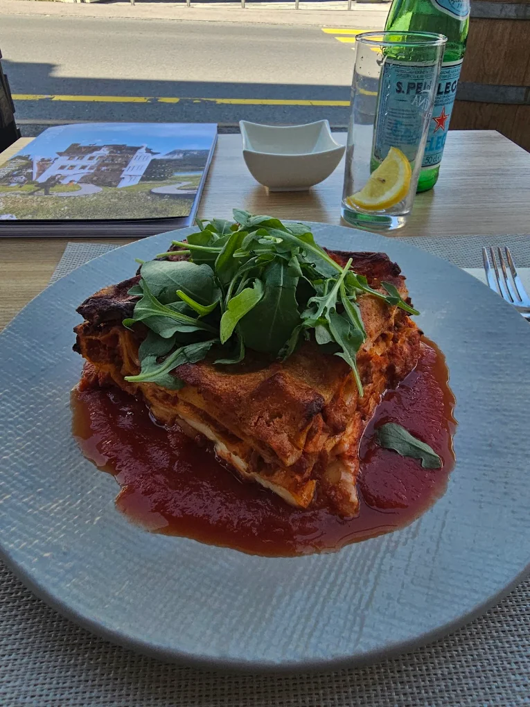Lasagne della Nonna, plat du midi au Dolce